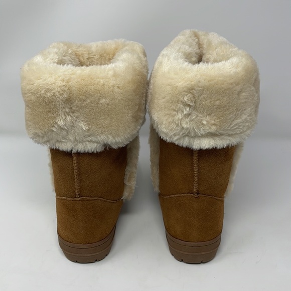 Style & Co. Womens Witty Suede Faux Fur Casual Boots - Picture 4 of 11